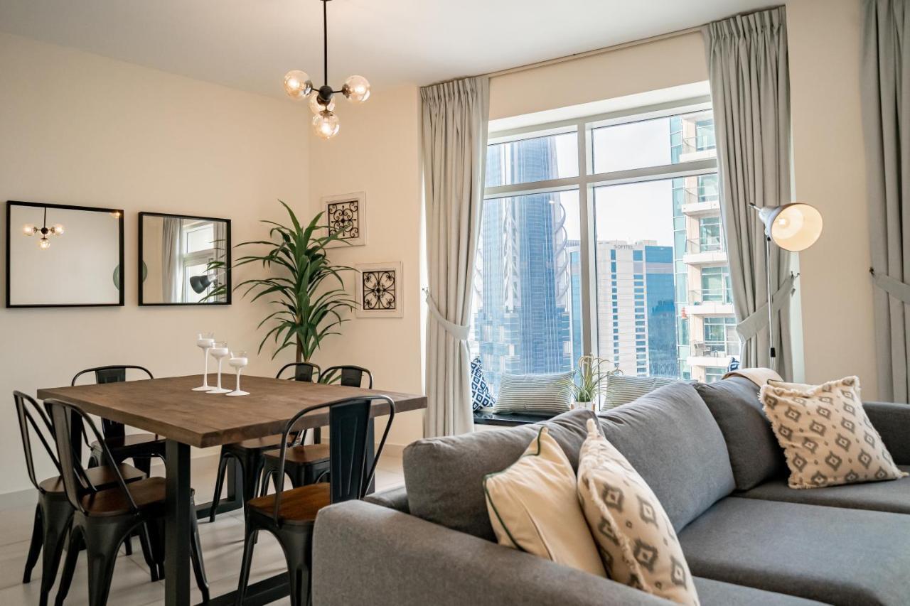 Higuests - Designer Apt With Panoramic View Near Burj Khalifa Lejlighed Dubai Eksteriør billede